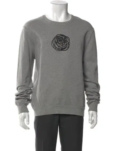 Pre-owned Dior 2013 Graphic Print Sweatshirt In Gray