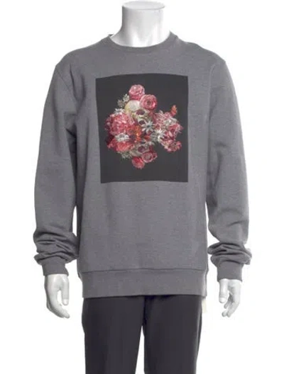 Pre-owned Dior 2013 Graphic Print Sweatshirt In Gray