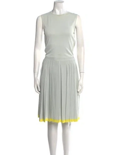 Pre-owned Dior 2013 Knee-length Dress In Gray