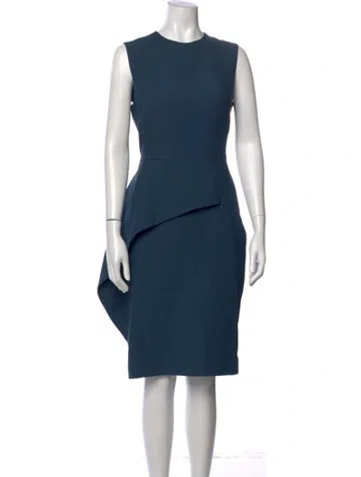 Pre-owned Dior 2013 Midi Length Dress In Blue