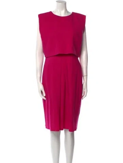 Pre-owned Dior 2013 Midi Length Dress In Pink