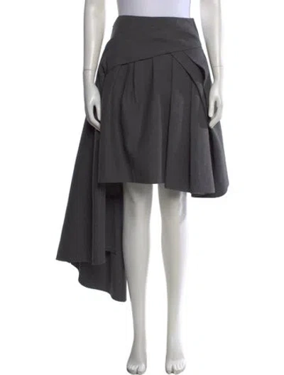 Pre-owned Dior 2013 Midi Length Skirt In Gray