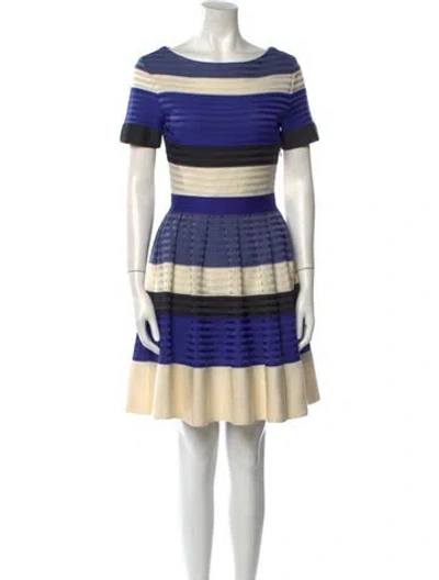 Pre-owned Dior 2013 Mini Dress In Blue
