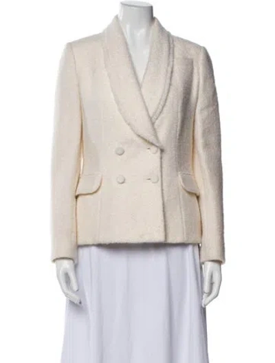 Pre-owned Dior 2013 Mohair Blazer In Neutral