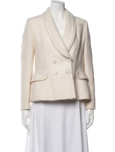 Pre-owned Dior 2013 Mohair Blazer In Neutrals