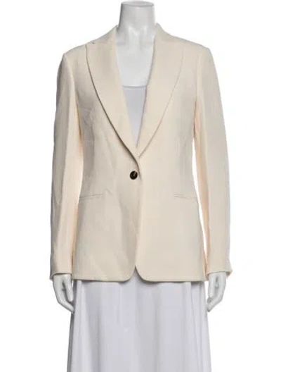 Pre-owned Dior 2013 Silk Blazer In Neutrals
