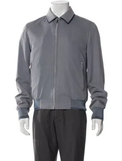Pre-owned Dior 2014 Bomber Jacket In Blue