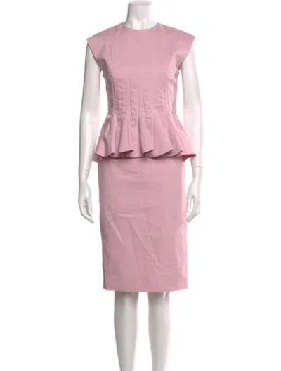 Pre-owned Dior 2014 Knee-length Dress In Pink
