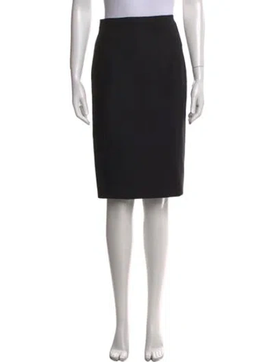 Pre-owned Dior 2014 Knee-length Skirt In Black