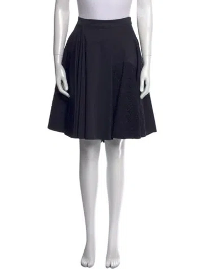 Pre-owned Dior 2014 Knee-length Skirt In Blue