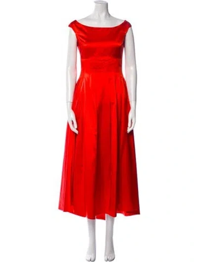 Pre-owned Dior 2014 Long Dress In Red