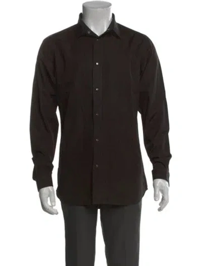 Pre-owned Dior 2014 Long Sleeve Shirt In Black