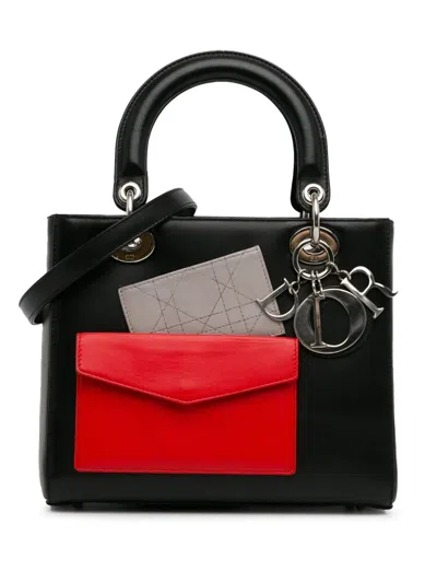 Pre-owned Dior 2014 Medium Calfskin Pockets Lady  Satchel
