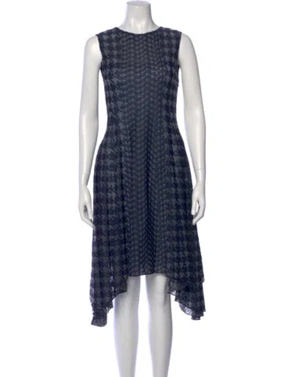 Pre-owned Dior 2014 Midi Length Dress In Blue