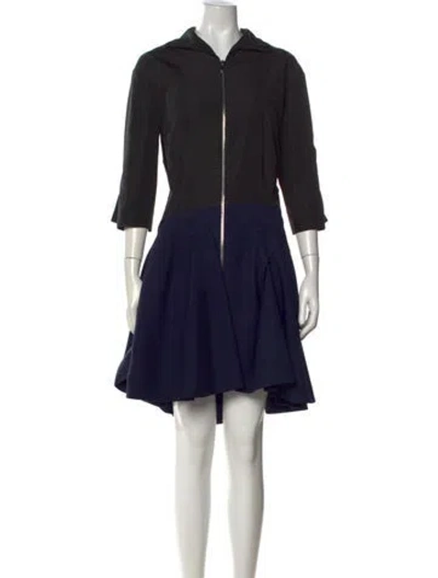 Pre-owned Dior 2014 Mini Dress In Black