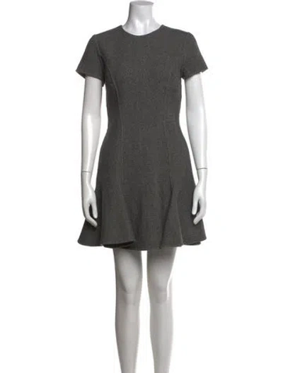 Pre-owned Dior 2014 Mini Dress In Gray