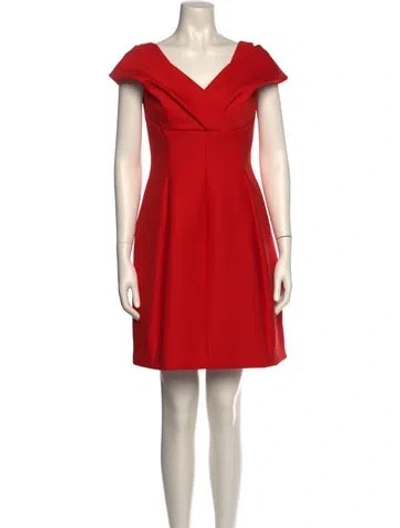 Pre-owned Dior 2014 Mini Dress In Orange