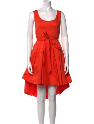 Pre-owned Dior 2014 Mini Dress In Orange