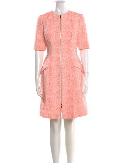 Pre-owned Dior 2014 Mini Dress In Pink