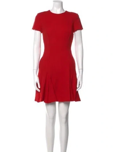 Pre-owned Dior 2014 Mini Dress In Red