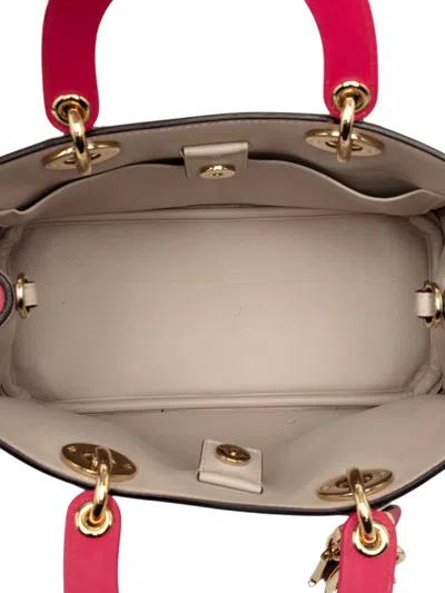 Pre-owned Dior 2014 Mini Leather Issimo Satchel In Pink