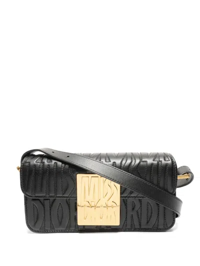 Pre-owned Dior 2014 Miss  Flap Shoulder Bag In Black