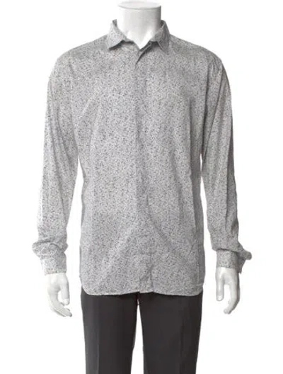 Pre-owned Dior 2014 Paisley Print Shirt In White