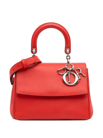 Pre-owned Dior 2014 Small Leather Be  Flap Satchel