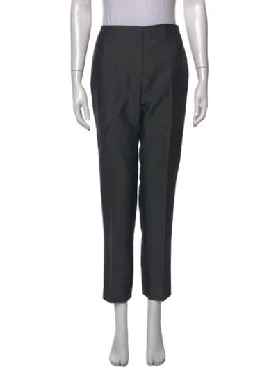Pre-owned Dior 2014 Straight Leg Pants In Grey