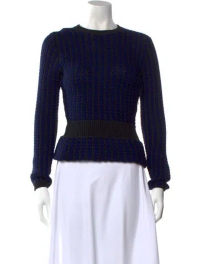 Pre-owned Dior 2014 Wool Sweater In Blue
