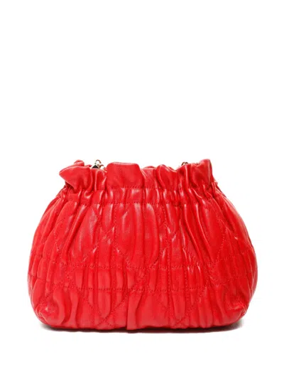 Pre-owned Dior 2015-2025 Mini Canage Shoulder Bag In Red