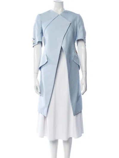 Pre-owned Dior 2015 Coat In Blue