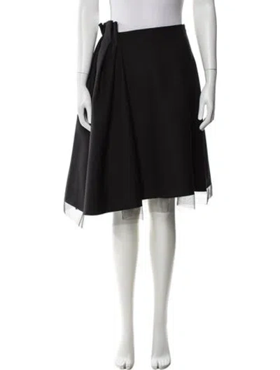 Pre-owned Dior 2015 Knee-length Skirt In Black