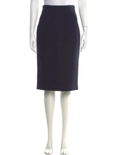Pre-owned Dior 2015 Knee-length Skirt In Blue