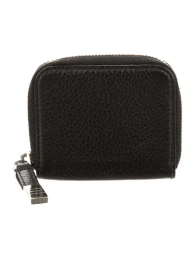Pre-owned Dior 2015 Leather Wallet In Black