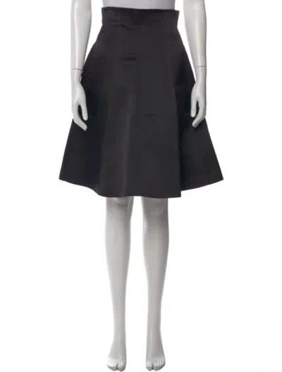 Pre-owned Dior 2015 Midi Length Skirt In Black