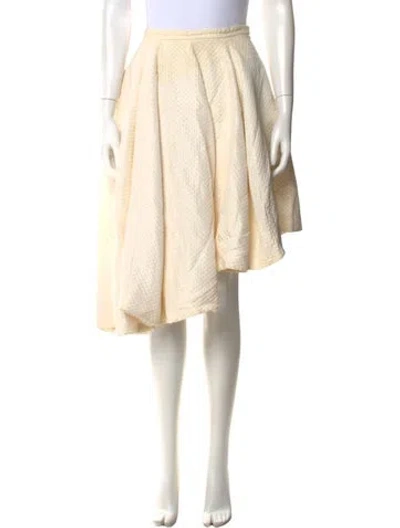 Pre-owned Dior 2015 Midi Length Skirt In Neutral