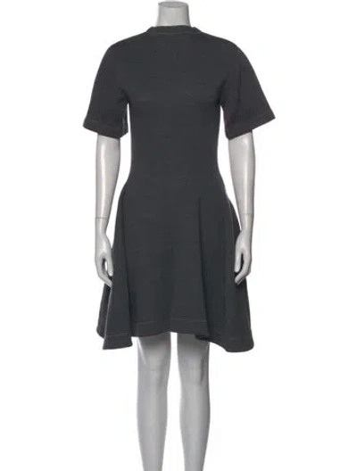 Pre-owned Dior 2015 Mini Dress In Grey