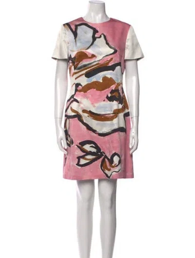 Pre-owned Dior 2015 Mini Dress In Pink