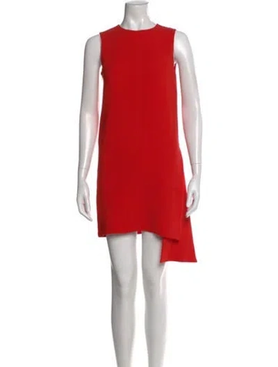 Pre-owned Dior 2015 Mini Dress In Red