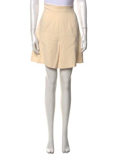 Pre-owned Dior 2015 Mini Skirt In Neutrals