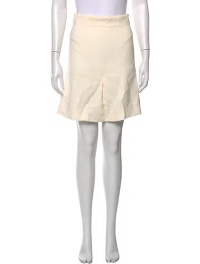Pre-owned Dior 2015 Mini Skirt In Neutrals