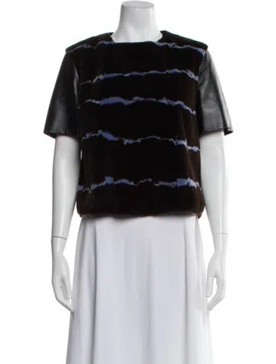 Pre-owned Dior 2015 Mink Fur Jacket In Brown