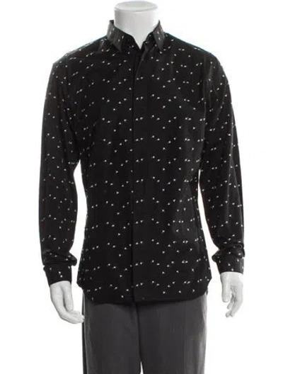 Pre-owned Dior 2015 Printed Shirt In Gray