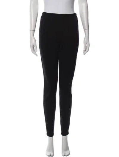 Pre-owned Dior 2015 Skinny Leg Pants In Black/burgundy