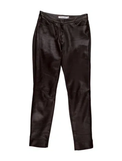 Pre-owned Dior 2015 Straight Leg Pants In Brown