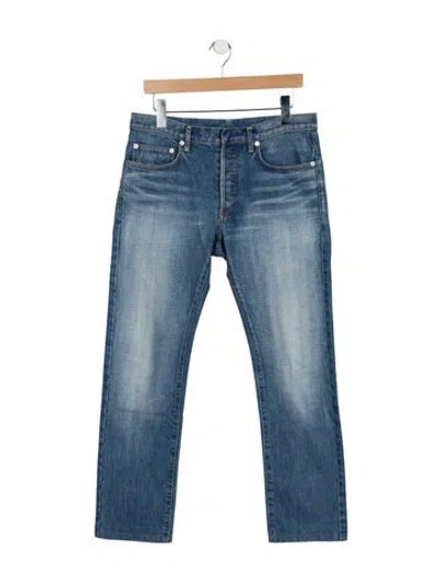 Pre-owned Dior 2015 Straight-leg Jeans In Blue