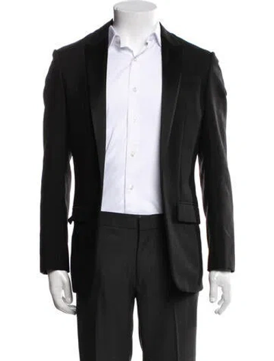 Pre-owned Dior 2015 Wool Blazer In Black