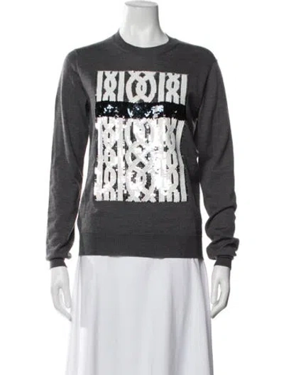 Pre-owned Dior 2015 Wool Sweater In Grey
