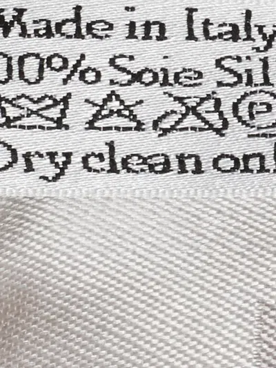 Pre-owned Dior 2016 Croisière Leaf-print Scarf In Grey